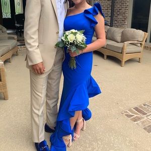 Royal blue formal dress